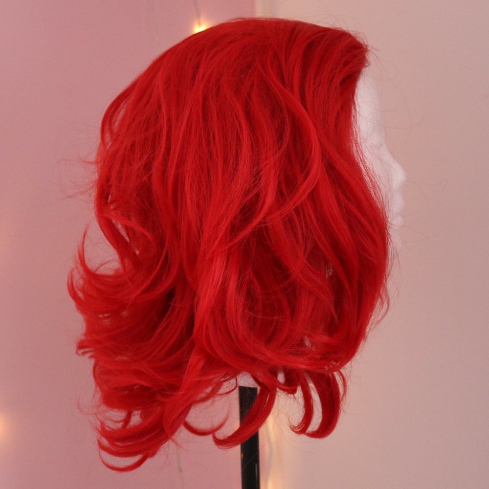 Rockstar Wigs Prism Hair Red Layered Lace Front Wig - Picture 3 of 8